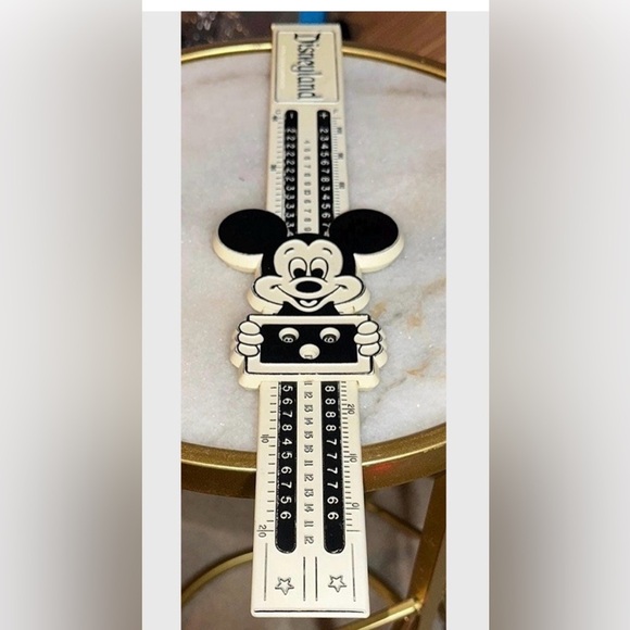 Disney Mickey Mouse Ruler and Math Conversion Slide Measurements - Picture 1 of 7